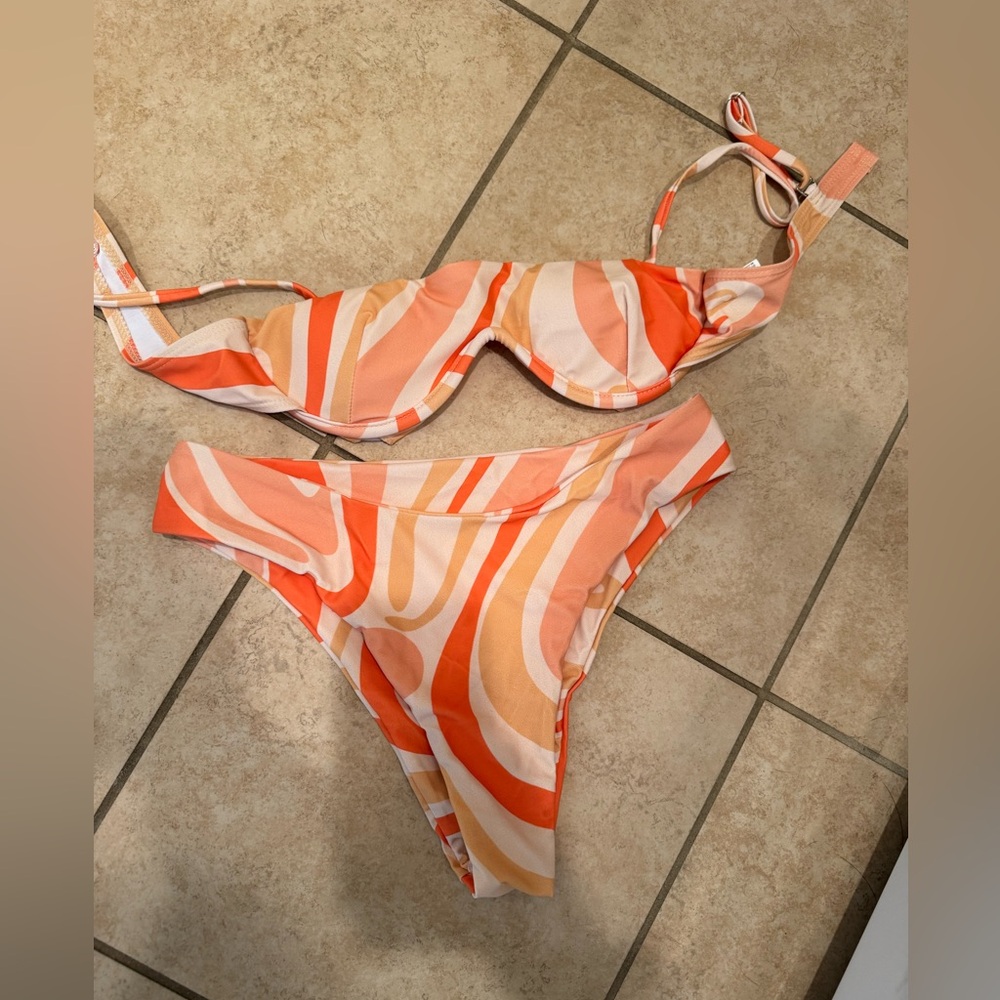 Never worn orange bikini!